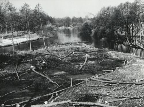Rzeka Prosna w latach 70. XX w.