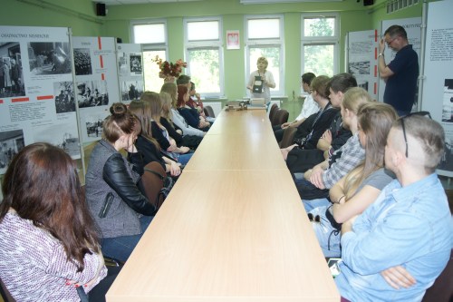 Wizyta uczniów z V Liceum Ogólnokształcącego w Kaliszu