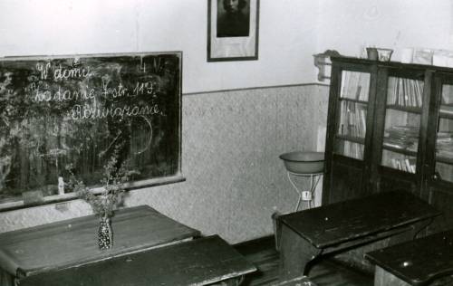 Sala lekcyjna w szkole w Piotrowie